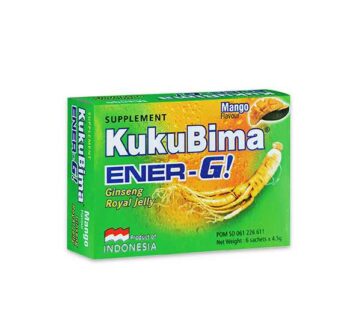 Kukubima Ginseng Royal Jelly Powder 6 Sachets - Mango