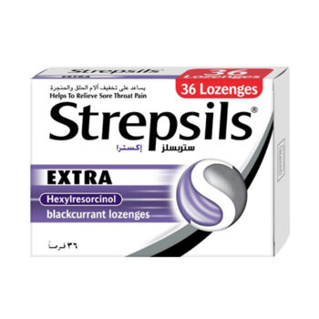 Strepsils Extra Blackcurrant 36 Lozenges