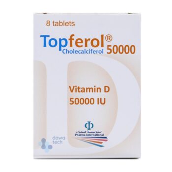 Topferol Vitamin D 50,000 IU 8 Tablets