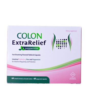 Colon Extra Relief 64 Chewable Tablets + 60 Peppermint Capsules