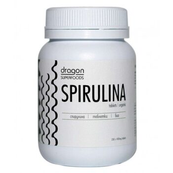 Dragon Organic Spirulina 400mg 200 Tablets