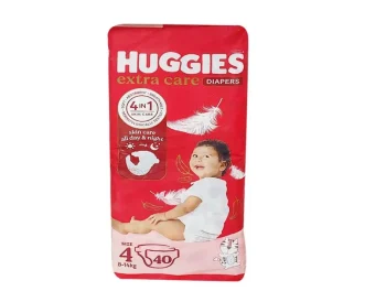 Huggies Jumbo (4) 40 Baby Diapers