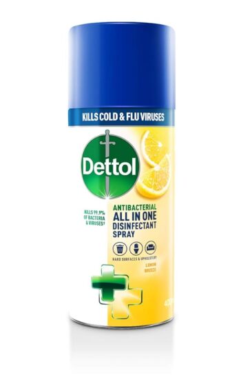 Dettol All In One Lemon Breeze Disinfectant Surface Spray 400ml