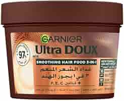 Garnier Ultra Doux Coconut & Macadamia Smoothing Hair Food Jar 390ml