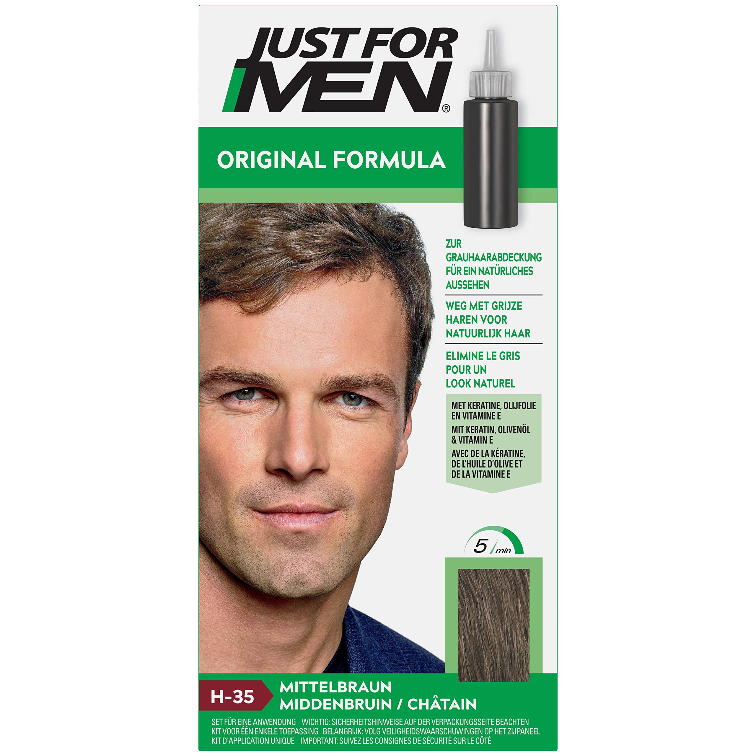 Version 1.0.0 Just For Men Shampoo In Haircolour Medium Brown-H35