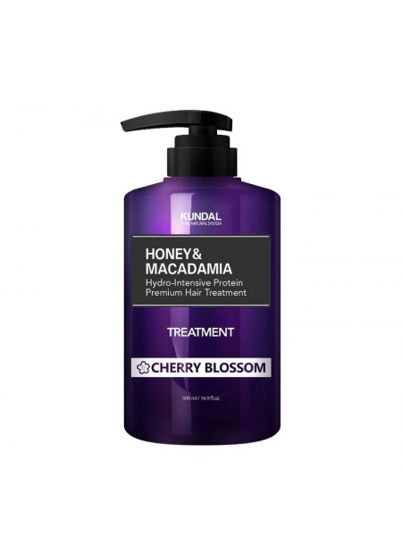Kundal Honey & Macadamia Hair Treatment 500ml-Cherry Blossom Kundal Honey & Macadamia Hair Treatment 500ml-Cherry Blossom