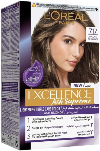 Loreal Excellence Ash Supreme Hair Color Shade 7.17