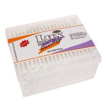 Lux Ear Cotton Buds/Swabs Square Box 200 Pcs