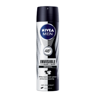 Nivea Invisible Black and White Deodorant Spray For Men 150ml
