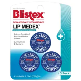 Blistex Lip Medex 3 Jars 7gm