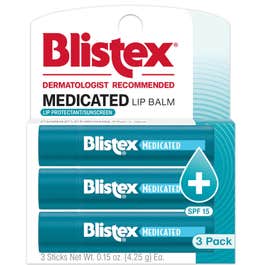 Blistex Medicated Lip Balm 3 Sticks 4.2gm