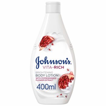 Johnsons Vita-Rich Brightening Body Lotion 400ml - Pomegranate Flower Extract