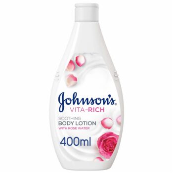 Johnsons Vita-Rich Soothing Body Lotion 400ml - with Rose Water