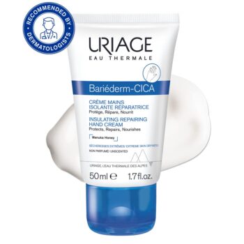 URIAGE BARIEDERM CICA Hand Cream with Manuka Honey, very Dry, Cracked Hands 50ml