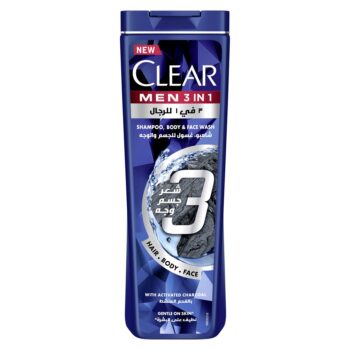 Clear Men Shampoo Activated Charcol (3 In 1) 400 Ml