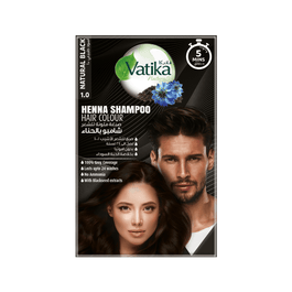 Vatika Henna Colour Shampoo-Black 20ml