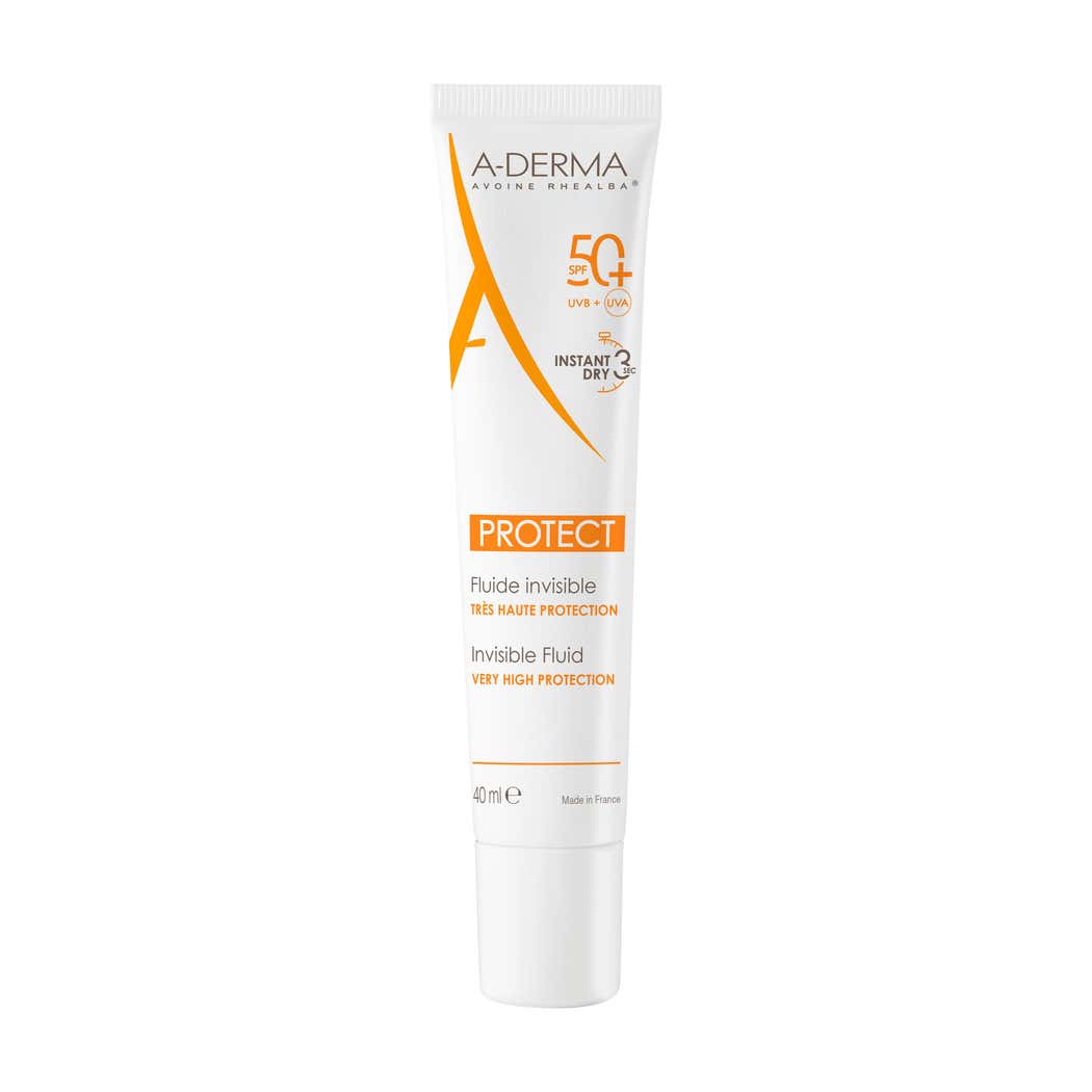 A Derma Protect Invisible Fluid Spf 50+ 40ml A Derma Protect Invisible Fluid Spf 50+ 40ml