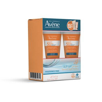 Avene Fluid Spf 50+ Fragrance Free Kit(1+1)50 ml