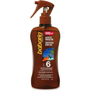 Babaria Protective Sun Oil Carrot Tanning Accelerator SPF 6 - 300 ml