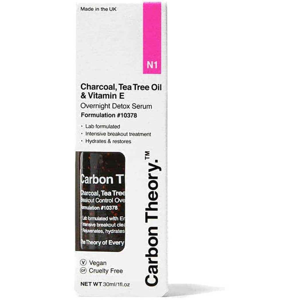 Carbon Theory Overnight Serum Tea Tree Oil & Vit E 30ml Carbon Theory Overnight Serum Tea Tree Oil & Vit E 30ml