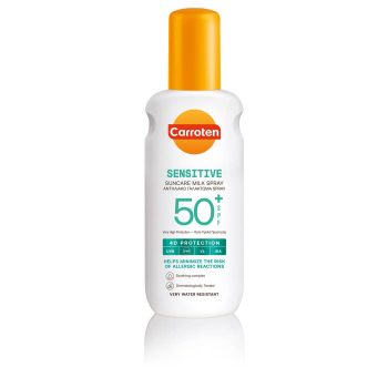 Carroten Sensitive Suncare Milk Spray Spf50 200ml