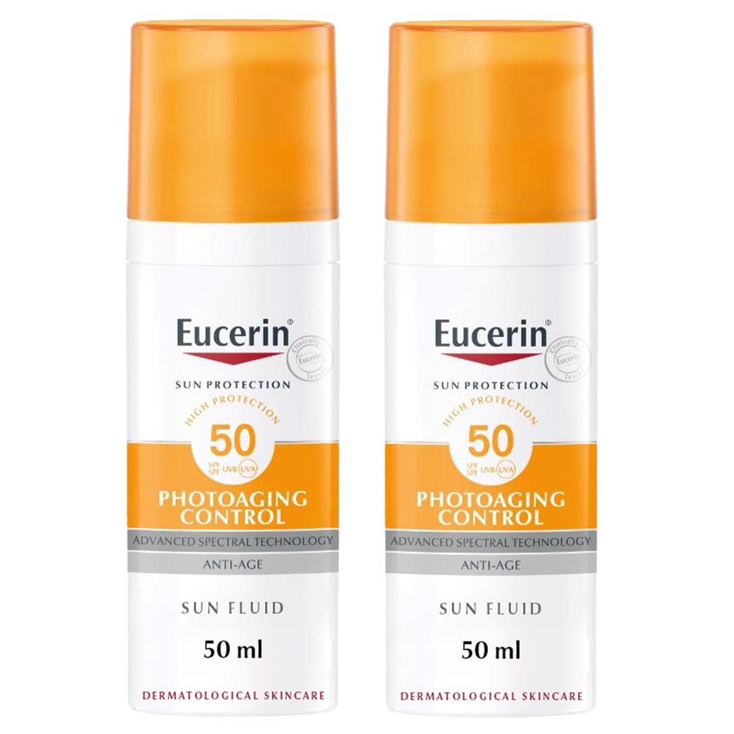 Eucerin Sun Fluid Anti-Age Spf50 50ml 1+1 Eucerin Sun Fluid Anti-Age Spf50 50ml 1+1
