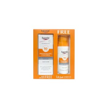 Eucerin Sun Protection Fluid Fragrance Free 50 ml (1+1)