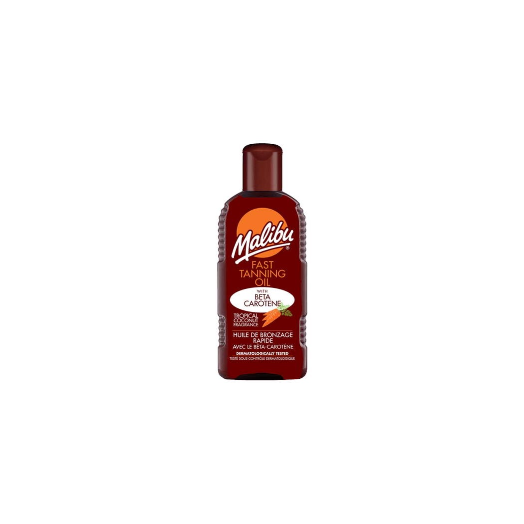 Malibu Fast Tanning Oil With Carotene 100ml Malibu Fast Tanning Oil With Carotene 100ml