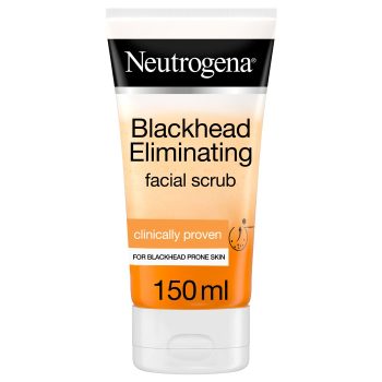 Neutrogena Blackhead Eliminating Face Scrub, with Microbeads and Salicylic Acid, for Blackhead Prone Skin, Clinically Proven, 150ml