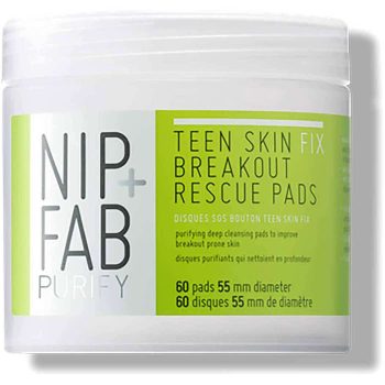 Nip + Fab Teen Skin Fix Breakout Rescue Pads 60X