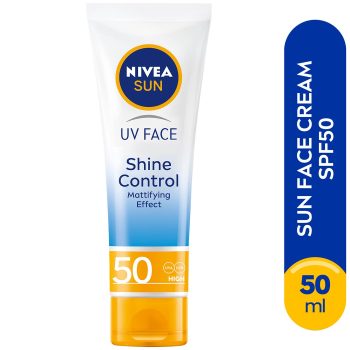 Nivea Sun Face Shine Control Cream, Spf 50, 50Ml