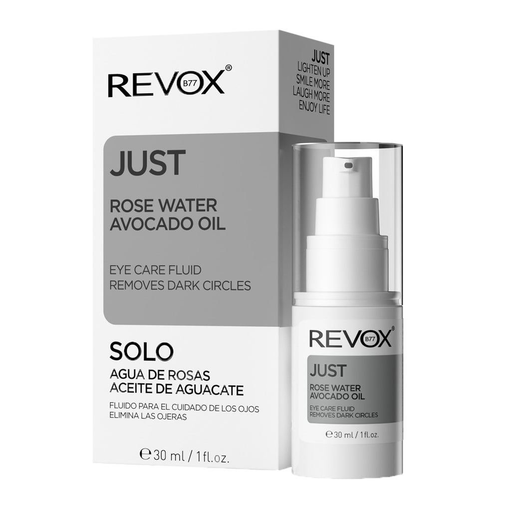 Revox B77 Just Rose Water Avocado Oil Eye Care Fluid 30ml Revox B77 Just Rose Water Avocado Oil Eye Care Fluid 30ml