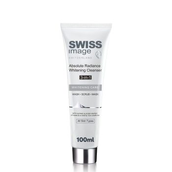Swiss Image Absolute Radiance Whitening Cleanser 3 In 1 Wash Scrub & Mask 100ml All Skin Types