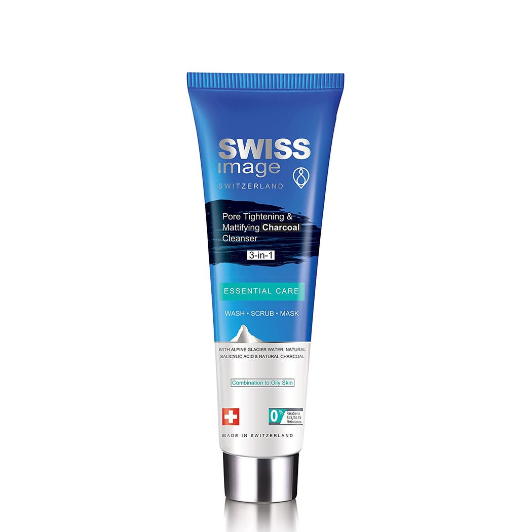 Swiss Image Pore Tightening Charcoal Cleanser 3in1 100 ml Swiss Image Pore Tightening Charcoal Cleanser 3in1 100 ml