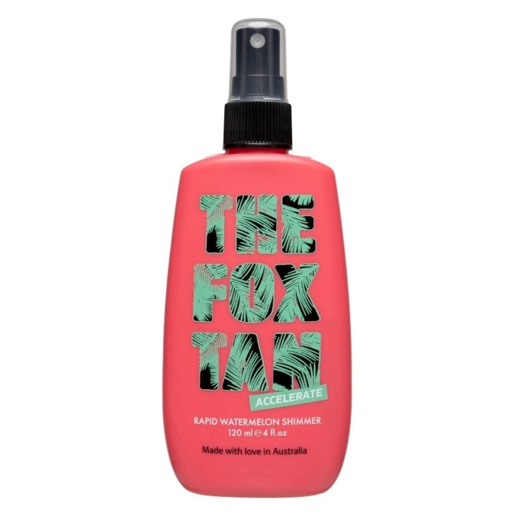 The Fox Tan Rapid Watermelon Shimmer Spray 120 Ml The Fox Tan Rapid Watermelon Shimmer Spray 120 Ml