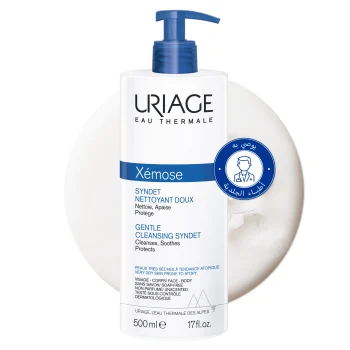 URIAGE XEMOSE CLEANSER for Face & Body for Dry Skin & Eczema, Soap-Free 500ML