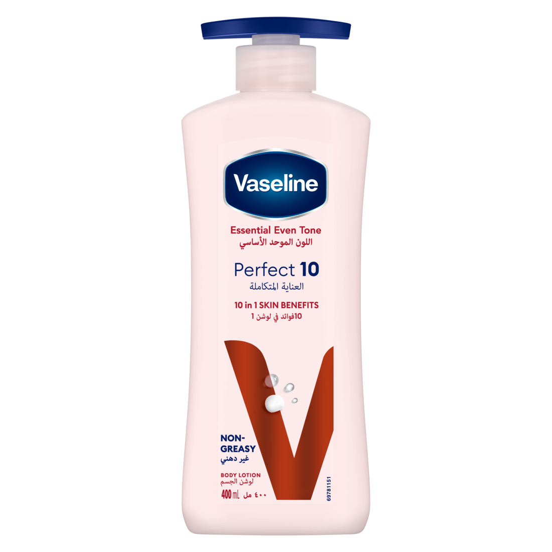 VASELINE Essential Even Tone Body Lotion, Perfect 10, 400ml VASELINE Essential Even Tone Body Lotion, Perfect 10, 400ml