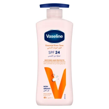 VASELINE Essential Even Tone Body Lotion, SPF 24, 400ml
