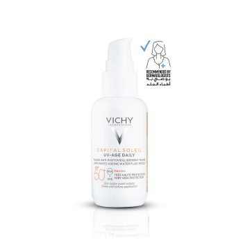 Vichy Capital Soleil UV - Age Daily Tinted Anti Ageing Fluid SPF 50+ with Niacinamide 40 ml
