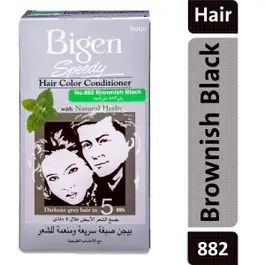 Bigen Hair Color Speedy Conditioner Brownish Black 882