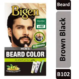 Bigen Hair Color Mens Beard Color Brown Black B102