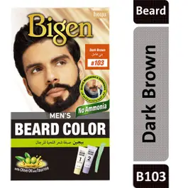 Bigen Hair Color Mens Beard Color Dark Brown B103