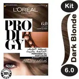 L'Oreal Paris Prodigy Permanent No Ammonia Hair Color, 6.0 Dark Blonde
