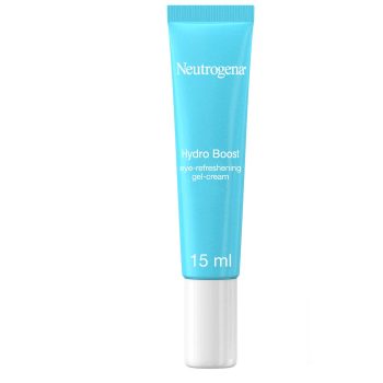 Neutrogena Hydro Boost Refreshing Eye Gel Cream, Intensely Hydrates, Fades Away Signs of Tired Eyes, Lightweight, Oil Free, Dermatologically Tested, 15ml