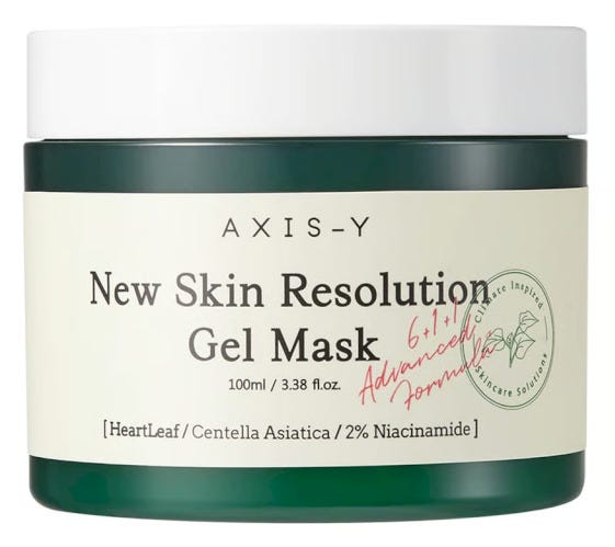 103556600_affed6d24fff74db5_4398 Axis-Y New Skin Resolution Gel Heartleaf Mask 100ml
