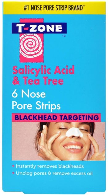 T Zone Salicylic Acid & Tea Tree Nose Strips - 6 Pcs