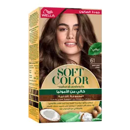 Soft Color Wella Kit 6/1 Beachwood Dark Blonde