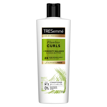 TRESEMME Conditioner, Flawless Curls, 2x more defined curls*, with Porosity Balance™ & shea butter, 250ml