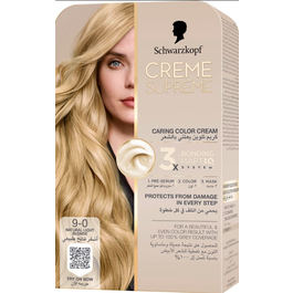 Schwarzkopf Creme Supreme Full Kit 9-0 Natural Light Blonde
