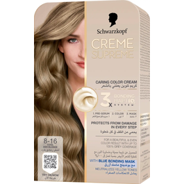 Schwarzkopf Creme Supreme Full Kit 8-16 Cool Ash Blonde